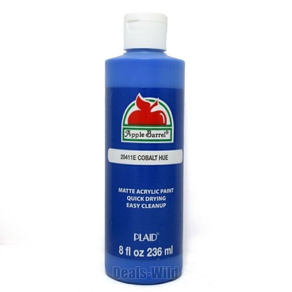 Apple Barrel Acrylic Paint Matte 20411E COBALT HUE 8 0z - Picture 1 of 1